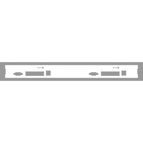 Façade Double APU4 + LED pour Rack Matrix® M1
