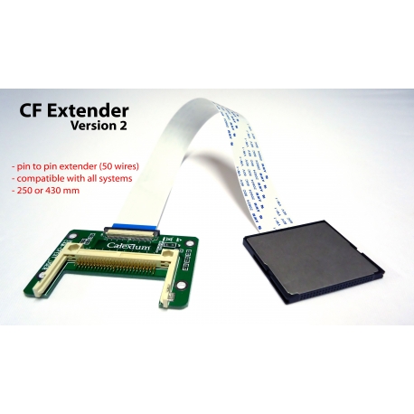 Compact Flash CF Extender V2, 29 cm with flat ribbon