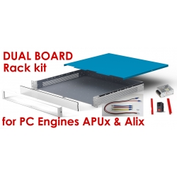 DUAL BOARD kit RackMatrix M1 for 2 x PC Engines mainboard APU and Alix series or OpenVox IPC100 series