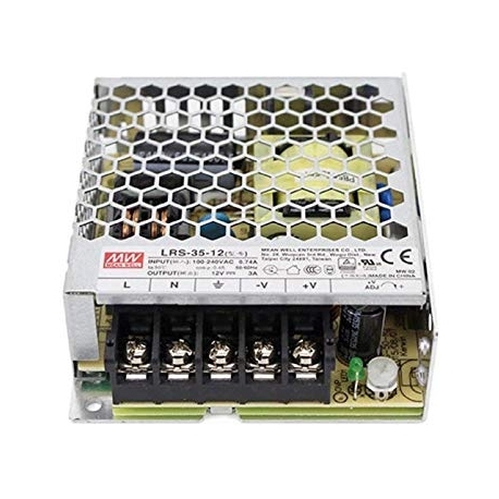 Switching power supply 36W, 12V Continuous, 3A RackMatrix