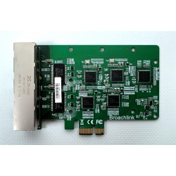 4 x RJ45 Gigabit port Intel i211-AT card, PCIe 1x