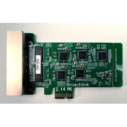 Carte PCIe, 4 ports Gigabit RJ45